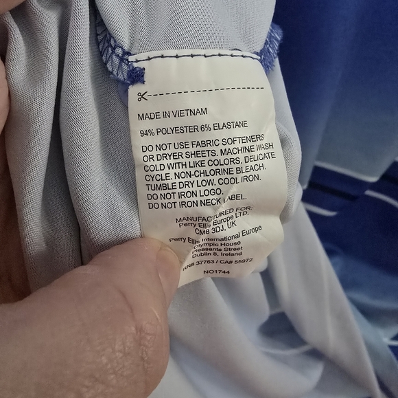 Callaway Polo Shirt Mens XL Blue Striped Opti Dri Short Sleeve Golf - Picture 7 of 11